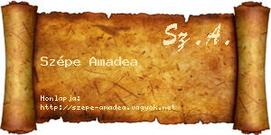Szépe Amadea névjegykártya